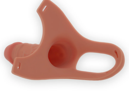 INTENSE - HOHLGESCHIRR MIT SILIKON-DILDO 16 X 3,5 CM - Hohle Geschirre