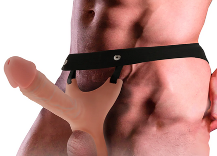 INTENSE - HOHLGESCHIRR MIT SILIKON-DILDO 16 X 3,5 CM - Hohle Geschirre