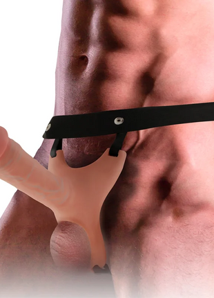 INTENSE - HOHLGESCHIRR MIT SILIKON-DILDO 16 X 3,5 CM - Hohle Geschirre
