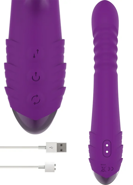 INTENSE - IGGY MULTIFUNKTIONS- VIBRATOR UP & DOWN MIT KLITORELSTIMULATOR - Klitorissauger mit Vibrator