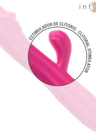 Rosa silikon clitoral stimulator mit lebhaftem magentafarbenem spitze für intime anwendung intensiv ivy flexibler vibrator