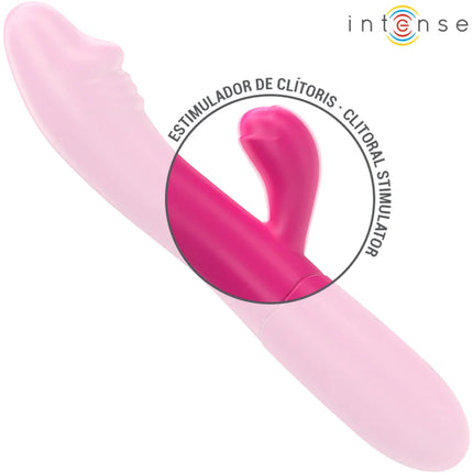 Rosa silikon clitoral stimulator mit lebhaftem magentafarbenem spitze für intime anwendung intensiv ivy flexibler vibrator
