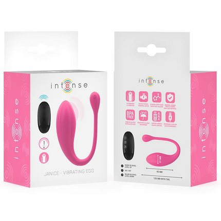 INTENSE - JANICE U VIBRATOR | DOPPELSTIMULATION | 10 MODI - Paar-Vibrator