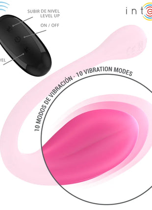 INTENSE - JANICE U VIBRATOR | DOPPELSTIMULATION | 10 MODI - Paar-Vibrator