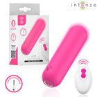 Intense judy pink vibrationkugel aus superweichem silikon mit weißer fernbedienung für wiederaufladbare nutzung