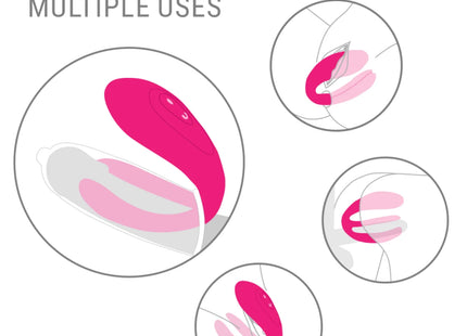 INTENSE - JULIA DOPPELVIBRATOR-KLEMMENSTIMULATOR MIT FERNBEDIENUNG