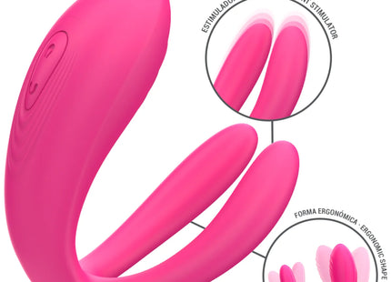 INTENSE - JULIA DOPPELVIBRATOR-KLEMMENSTIMULATOR MIT FERNBEDIENUNG