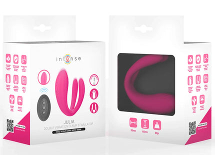 INTENSE - JULIA DOPPELVIBRATOR-KLEMMENSTIMULATOR MIT FERNBEDIENUNG