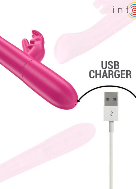 INTENSE - JULIETA RABBIT VIBRATOR 18,6 CM 10 VIBRATIONEN ROSA