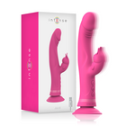 Intense julio rabbit vibrator rosa silikon mit pinkem silikon und hasendesign für intensiven genuss