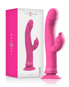 Intense julio rabbit vibrator rosa silikon mit pinkem silikon und hasendesign für intensiven genuss