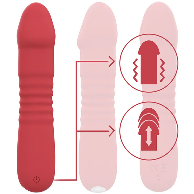 INTENSE - JUNI UP & DOWN 10 ROTE VIBRATIONEN - G-Punkt-Vibrator