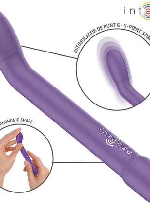 Lila intense g-spot stimulator von karlie mit ergonomischer form und glattem, geschwungenem design