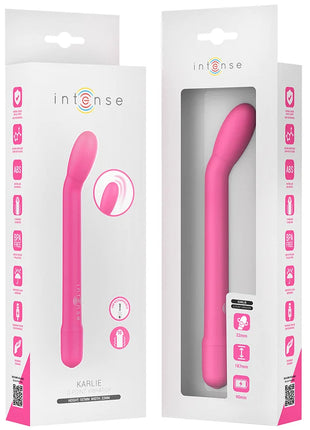 Intense karlie wiederaufladbarer rosa g spot stimulator vibrierend in original verpackung