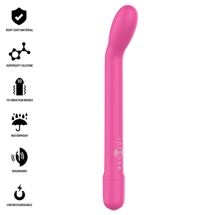 INTENSE - KÄRLI WIEDER AUFLADBARER G-SPOT-STIMULATOR ROSA