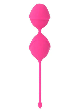Intense karmy fit kegelsilikon fuchsia hellrosa silikon eiförmiges toy mit schlankem stiel und spitzem ende