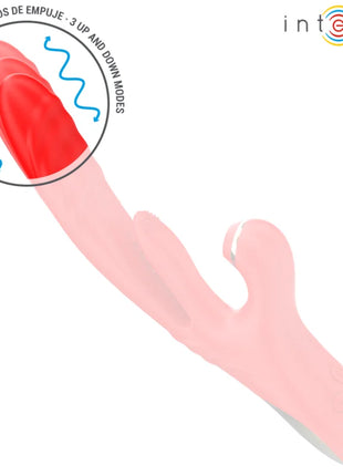 INTENSE - KAROL MULTIFUNKTIONSVIBRATOR STOSS & STIMULATION & STIMULIERENDE WELLEN ROT