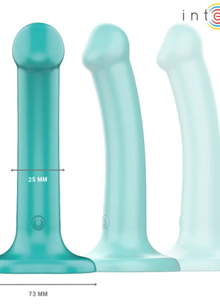 INTENSE - KATIE VIBRATOR MIT SAUGNÄPFEN 10 VIBRATIONEN BLAU FERNBEDIENUNG