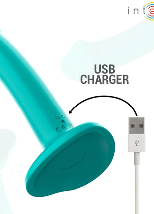 INTENSE - KATIE VIBRATOR MIT SAUGNÄPFEN 10 VIBRATIONEN BLAU FERNBEDIENUNG