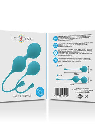 INTENSE - KEGEL BALLS PACK KENDALL BLAU - Liebeskugeln