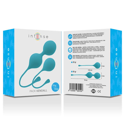 INTENSE - KEGEL BALLS PACK KENDALL BLAU - Liebeskugeln
