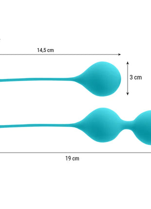 INTENSE - KEGEL BALLS PACK KENDALL BLAU - Liebeskugeln