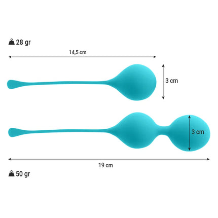 INTENSE - KEGEL BALLS PACK KENDALL BLAU - Liebeskugeln