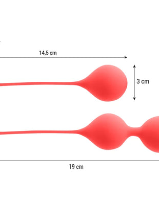 INTENSE - KEGEL BALLS PACK KENDALL RED - Liebeskugeln
