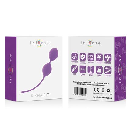 INTENSE - KISHA FIT SILIKON KEGEL - FLIEDER - Liebeskugeln