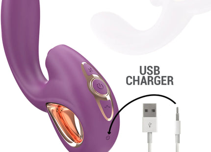 INTENSE - LALI MULTIFUNKTIONS-G-PUNKT-VIBRATOR TAPPING & STOSS & VIBRATION LILA