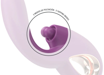 INTENSE - LALI MULTIFUNKTIONS-G-PUNKT-VIBRATOR TAPPING & STOSS & VIBRATION LILA