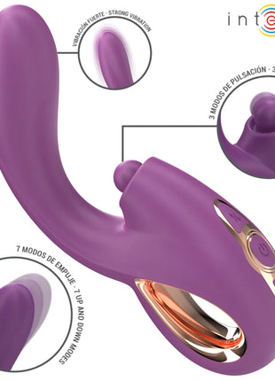 INTENSE - LALI MULTIFUNKTIONS-G-PUNKT-VIBRATOR TAPPING & STOSS & VIBRATION LILA