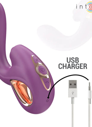 INTENSE - LALI MULTIFUNKTIONS-G-PUNKT-VIBRATOR TAPPING & STOSS & VIBRATION LILA