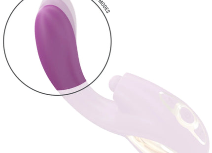 INTENSE - LALI MULTIFUNKTIONS-G-PUNKT-VIBRATOR TAPPING & STOSS & VIBRATION LILA
