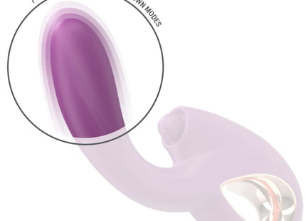 INTENSE - LALI MULTIFUNKTIONS-G-PUNKT-VIBRATOR TAPPING & STOSS & VIBRATION LILA