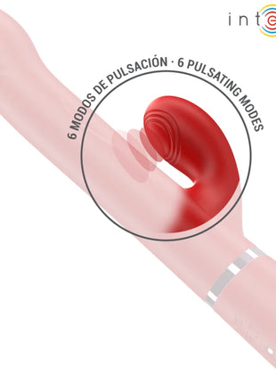 INTENSE - LELE MULTIFUNKTIONSVIBRATOR ROTIEREND & OSZILLATION & STIMULATION ROT