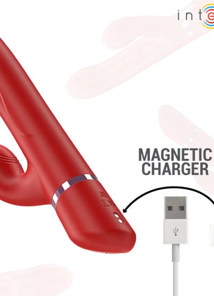 INTENSE - LELE MULTIFUNKTIONSVIBRATOR ROTIEREND & OSZILLATION & STIMULATION ROT