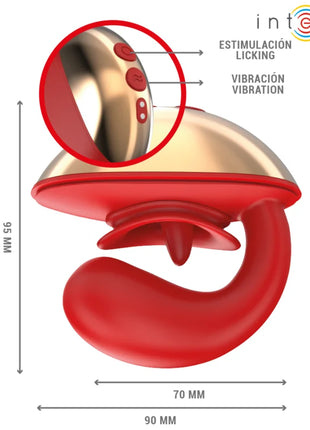 INTENSE - MARIAH U-VIBRATOR - 10 MODI - ROT - Paar-Vibrator