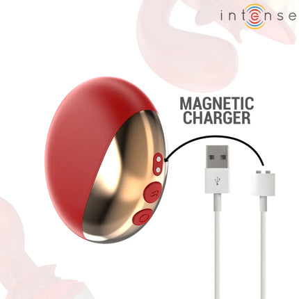 INTENSE - MARIAH U-VIBRATOR - 10 MODI - ROT - Paar-Vibrator