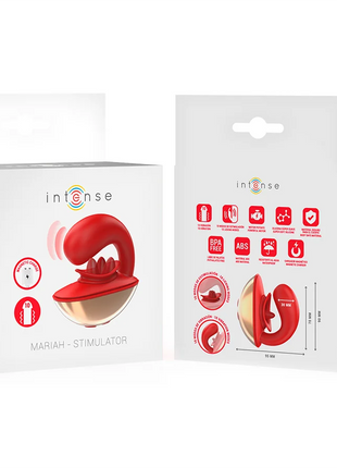 INTENSE - MARIAH U-VIBRATOR - 10 MODI - ROT - Paar-Vibrator