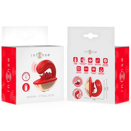 INTENSE - MARIAH U-VIBRATOR - 10 MODI - ROT - Paar-Vibrator