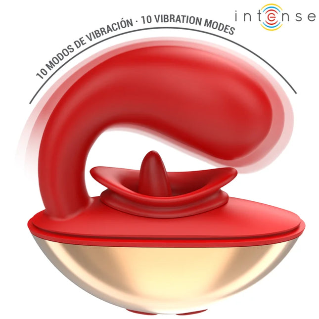 INTENSE - MARIAH U-VIBRATOR - 10 MODI - ROT - Paar-Vibrator
