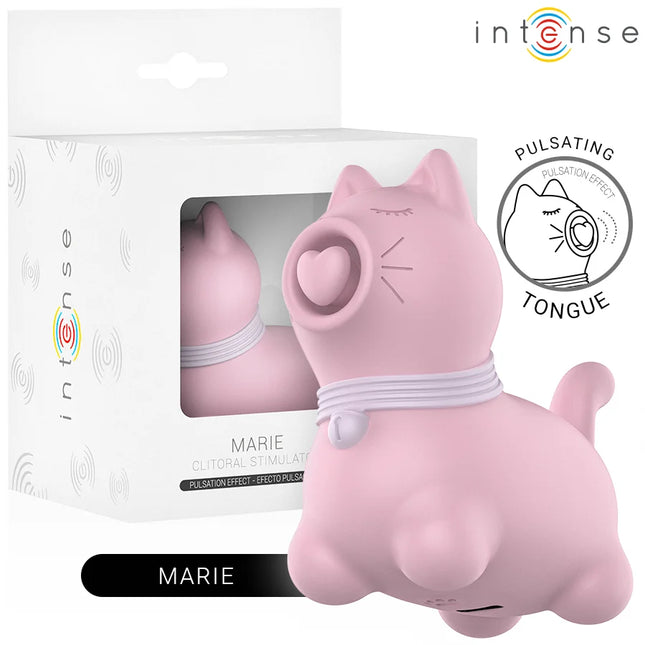INTENSE - MARIE PINK PULSATIONSEFFEKT ZUNGENSTIMULATOR - Auflegevibratoren