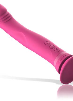 INTENSE - MICHELANGELO ROSA SILIKON-VIBRATOR-DILDO - Vibratoren mit Saufnapf
