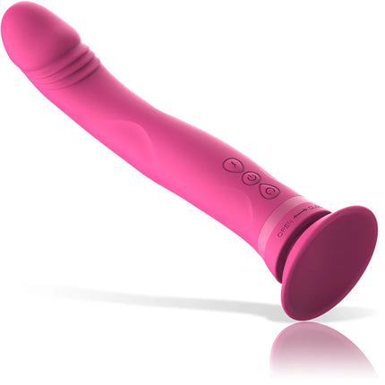 INTENSE - MICHELANGELO ROSA SILIKON-VIBRATOR-DILDO - Vibratoren mit Saufnapf