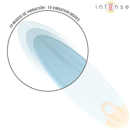 INTENSE - MIKE VIBRIERENDES BULLET 10 VIBRATIONEN BLAU - Vibrierende Kugeln