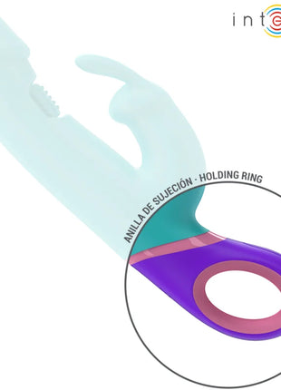 INTENSE - MONICA RABBIT VIBRATOR MIT ROTIERENDEM G-SPOT-STIMULATOR BLAU