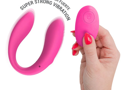 Intense nora vibrationsklemmstimulator pink mit fernbedienung aus silikon für erwachsene