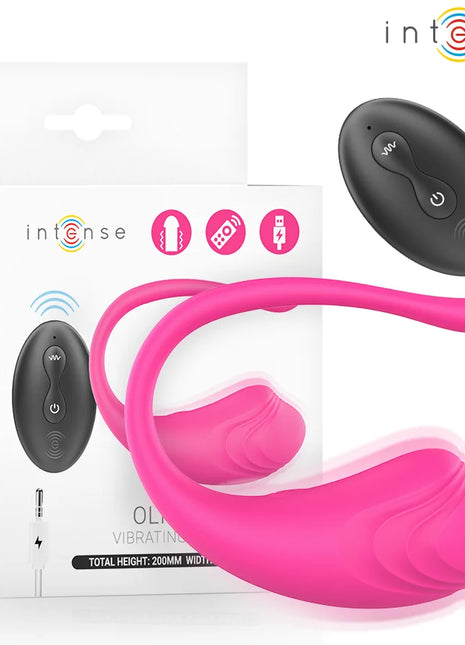 INTENSE - OLIVIA PINK VIBRATIONS-EI MIT FERNBEDIENUNG