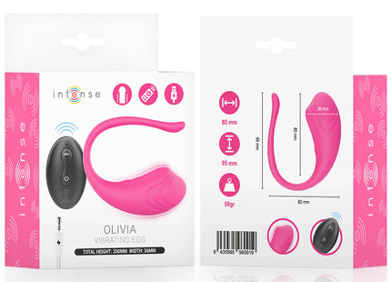 INTENSE - OLIVIA PINK VIBRATIONS-EI MIT FERNBEDIENUNG